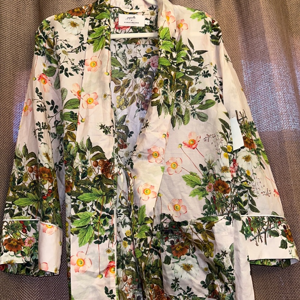 Karen Walker Love Letter Floral Robe sz S - Picture 10 of 12